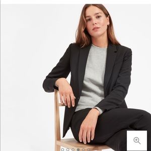 Everlane Italian GoWeave Classic Navy Blazer Sz P